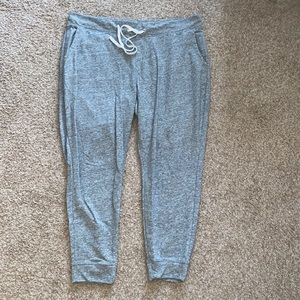 Light grey, super comfy, joggers!